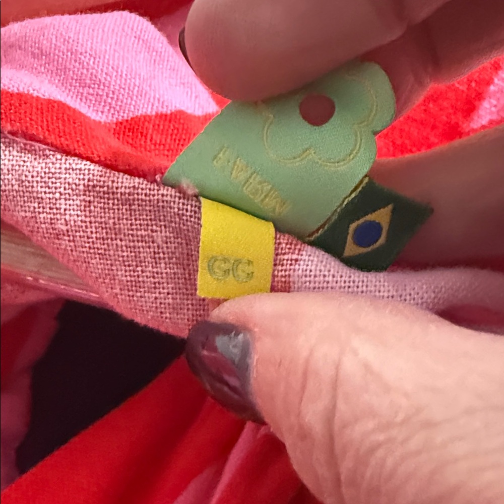 FARM Rio Red and Pink cashews Patterned Dress - Picture 3 of 10